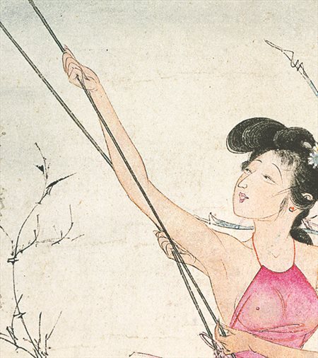 达县-胡也佛的仕女画和最知名的金瓶梅秘戏图
